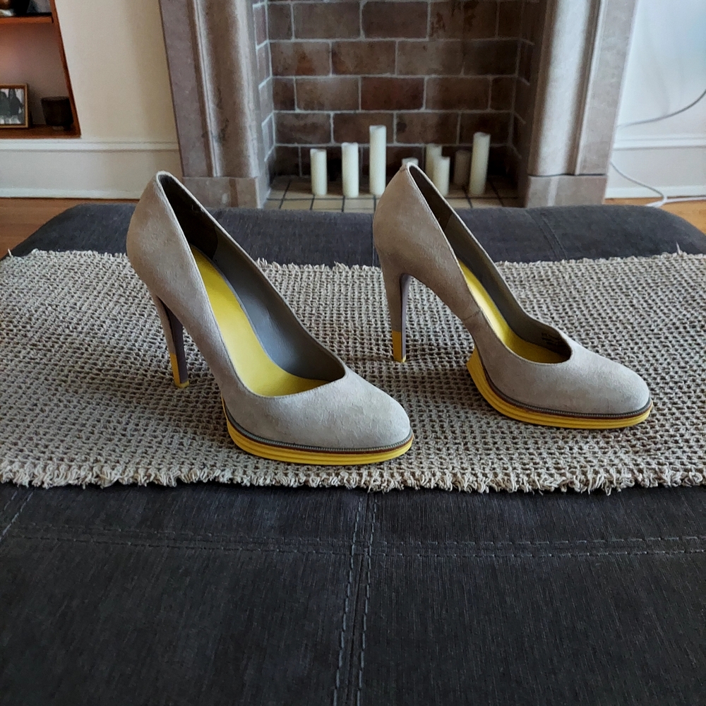 Elegant Gray High Heels